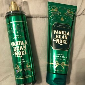 Bath & Body Works Vanilla Bean Noel Spray & Lotion
